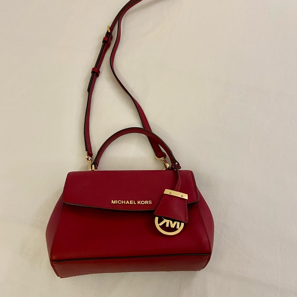 Michael Kors Ava Extra-Small Leather Crossbody - Picture 4 of 9